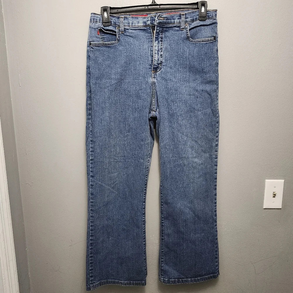 NYDJ women's tommy tuck jeans size 18W blue (FLAW)